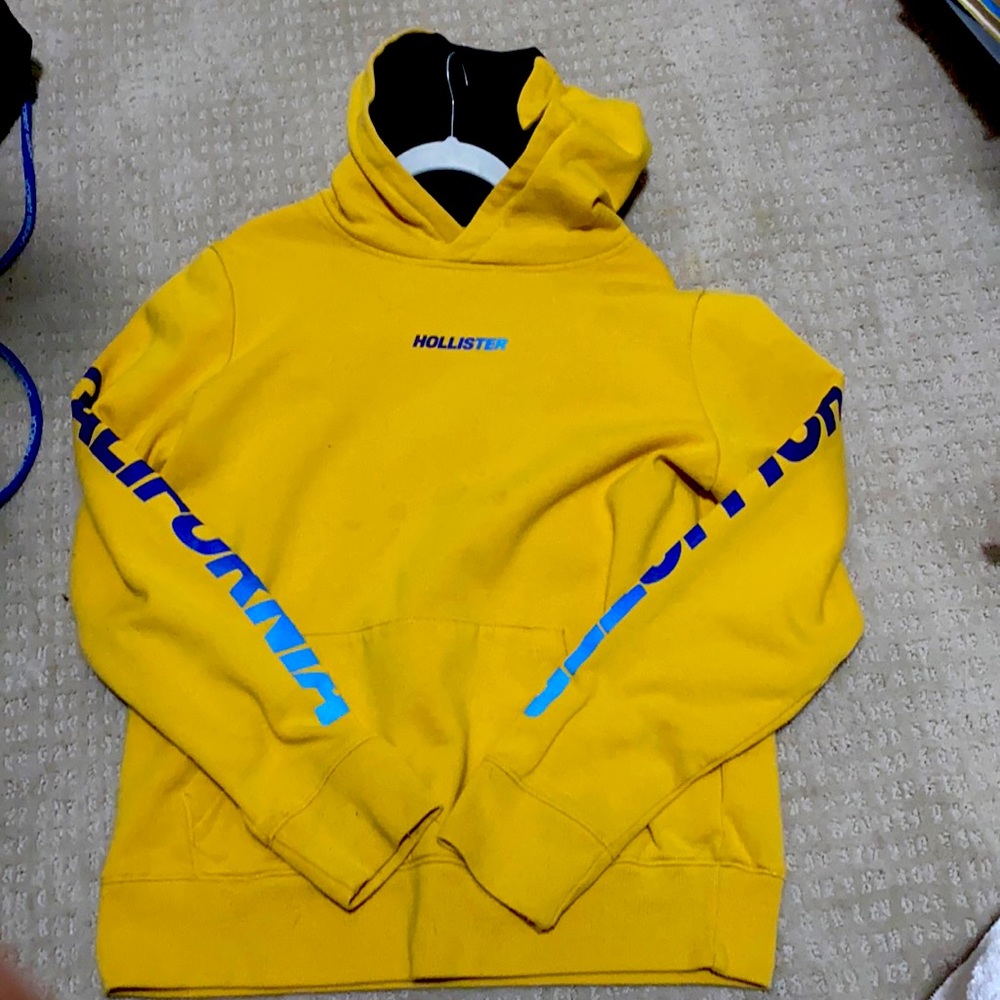 Yellow Hollister Hoodie